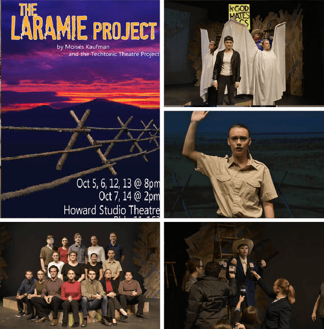 The Laramie Project by Moisés Kaufman Directed by Amanda Schlachter Poster
