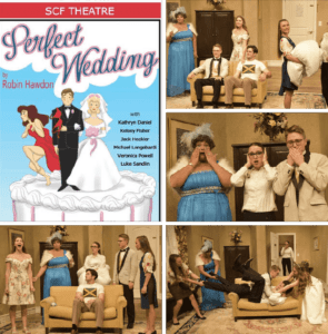 Perfect Wedding by Robin Hawdon Directed by James Thaggard Poster