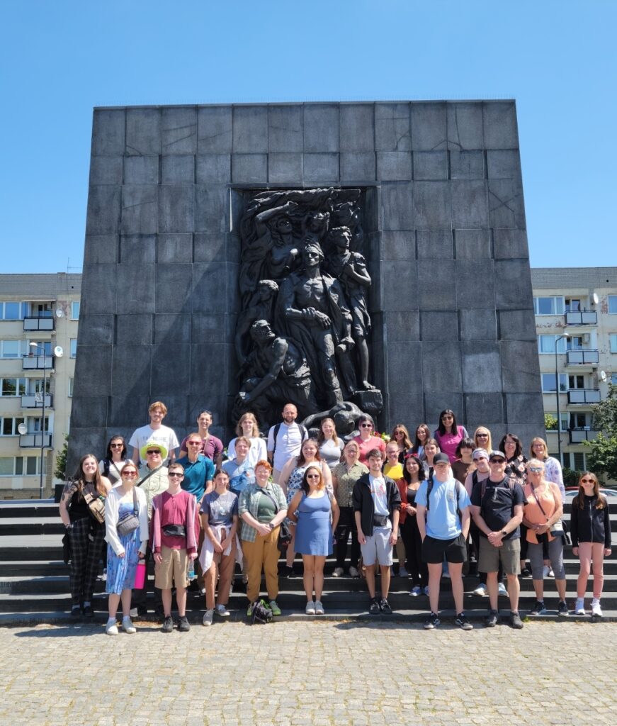 SCF students study abroad jewish museum warsaw poland