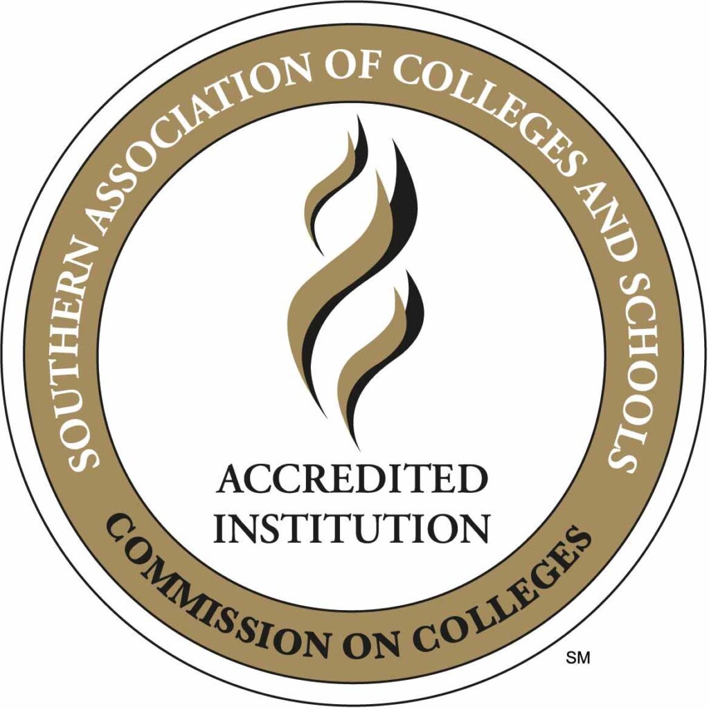 SACSCOC Stamp of Accreditation