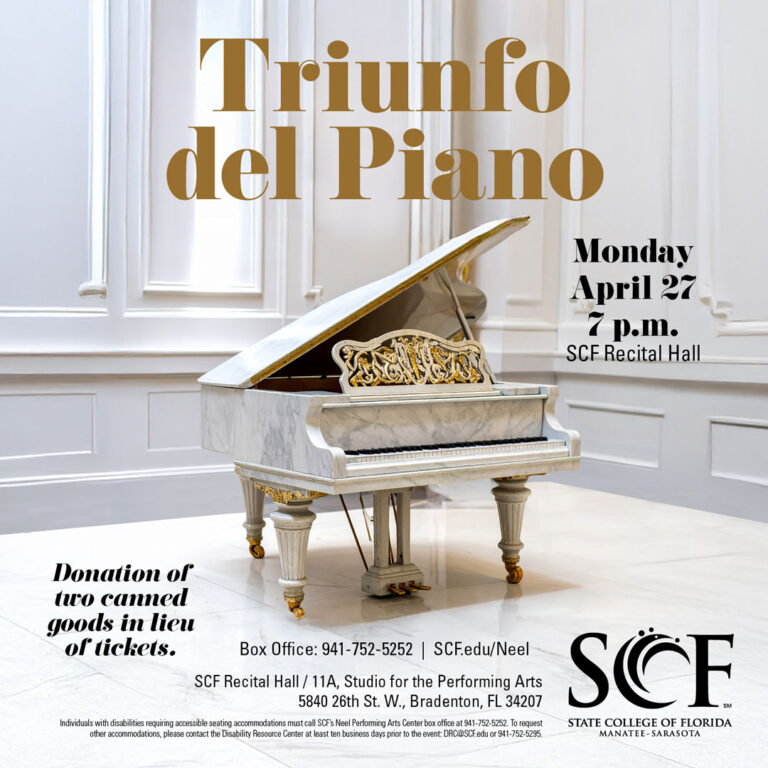 Piano Recital Spring Poster