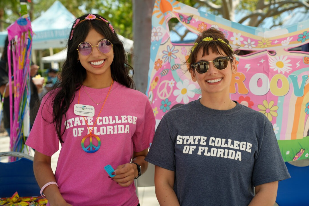 Faculty and Students Enjoying Campus Life at SCF