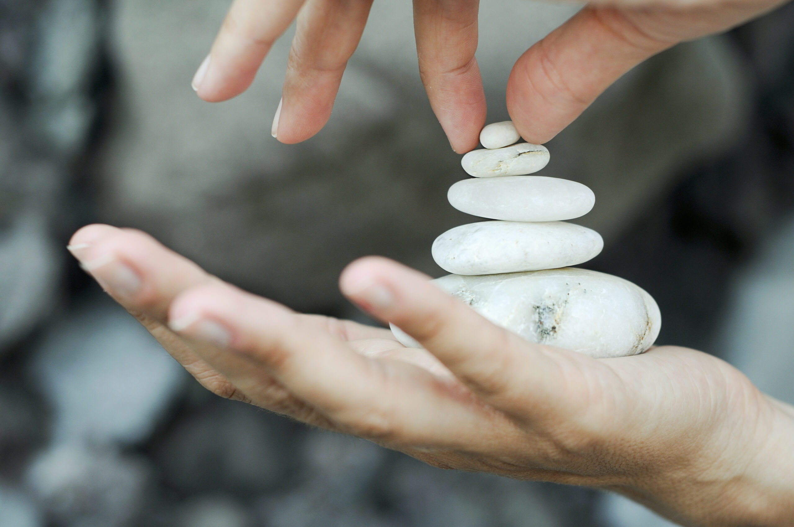 Gravel,Pile,In,Hands