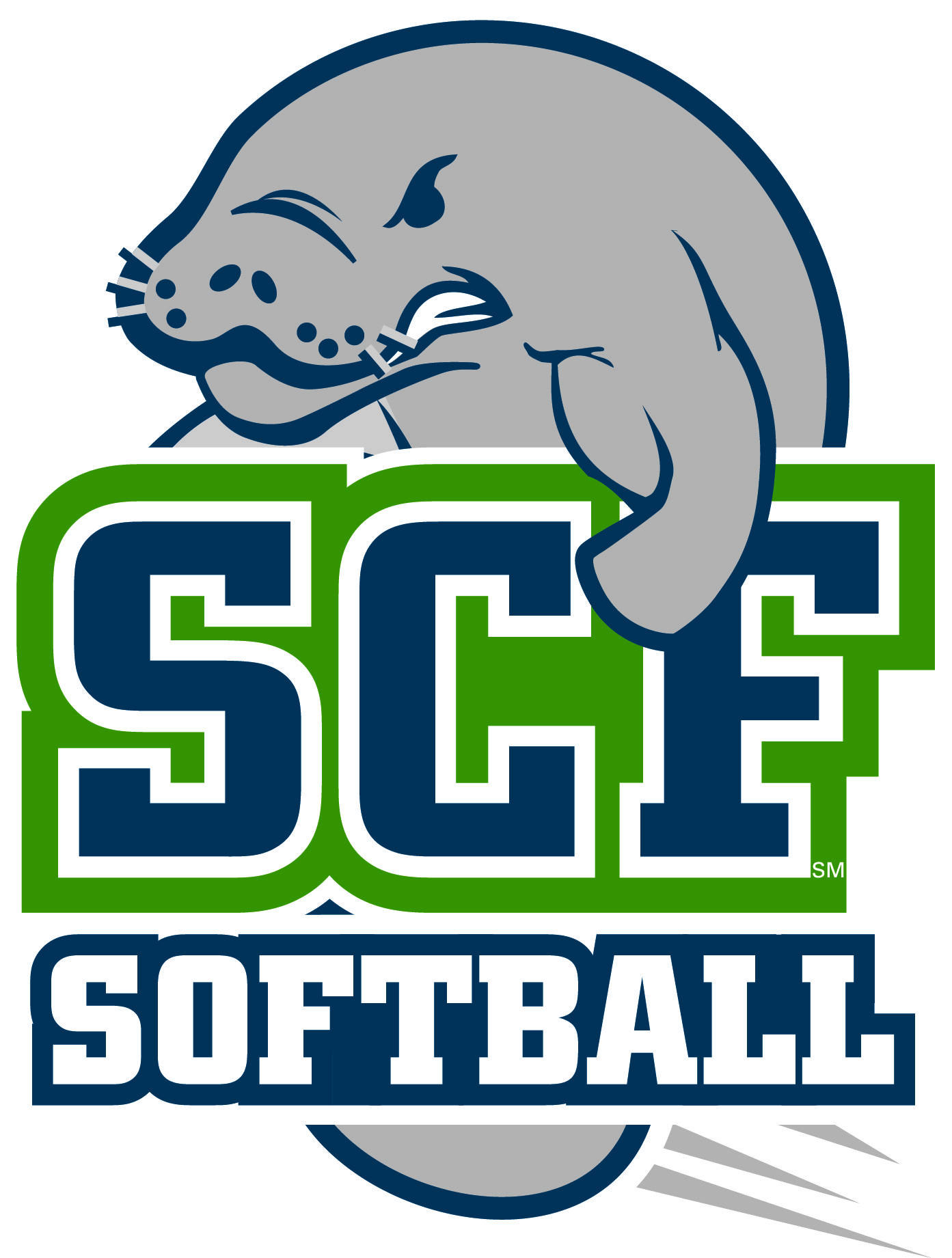 SCF Manatees Softball logo