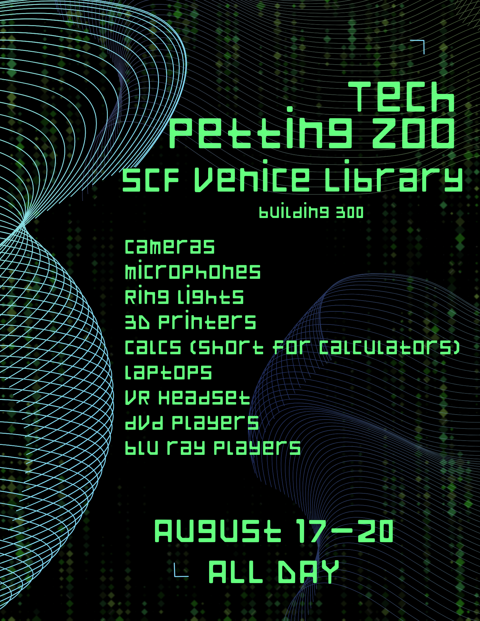Tech Petting Zoo SCF Venice Library