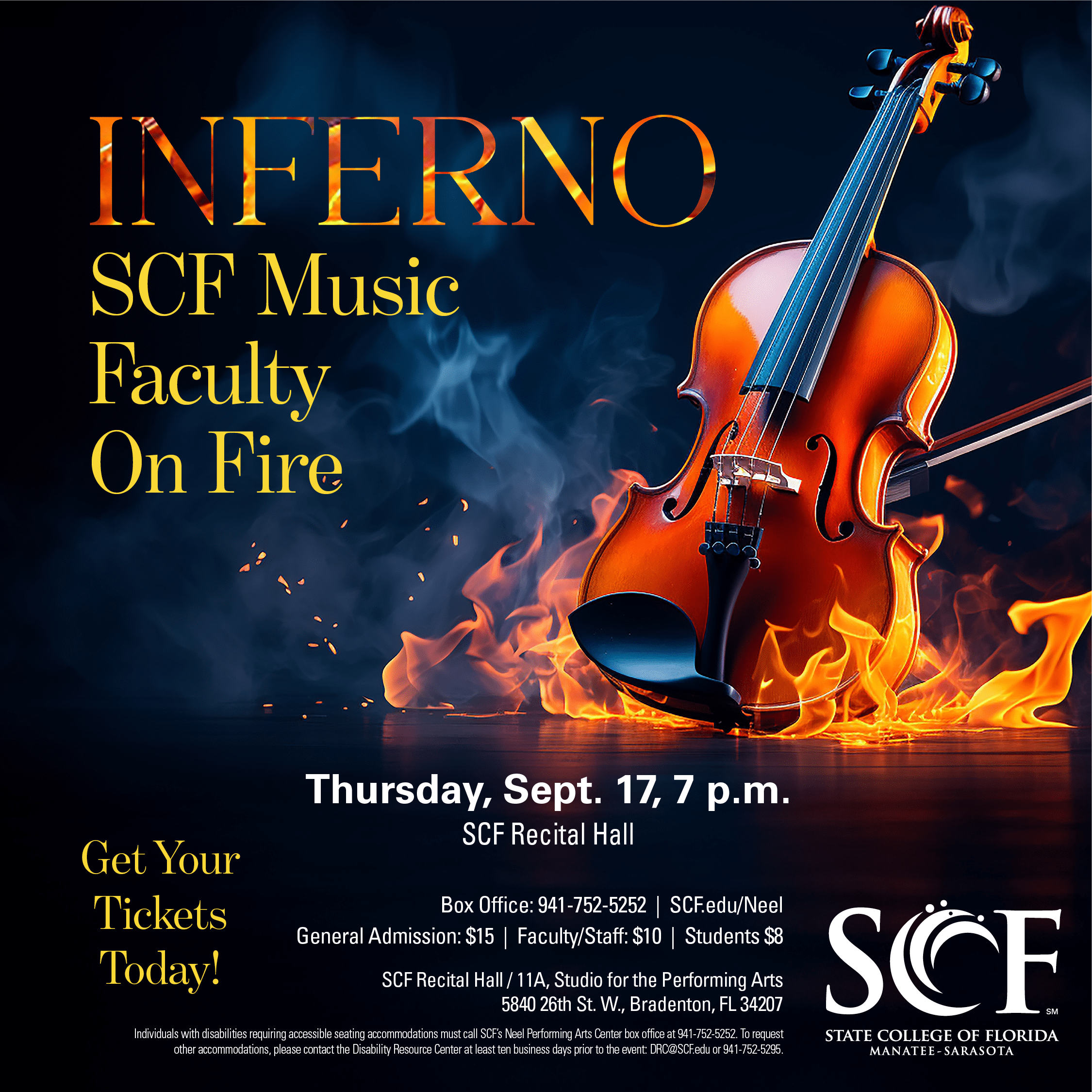 Inferno: SCF Music Faculty on Fire