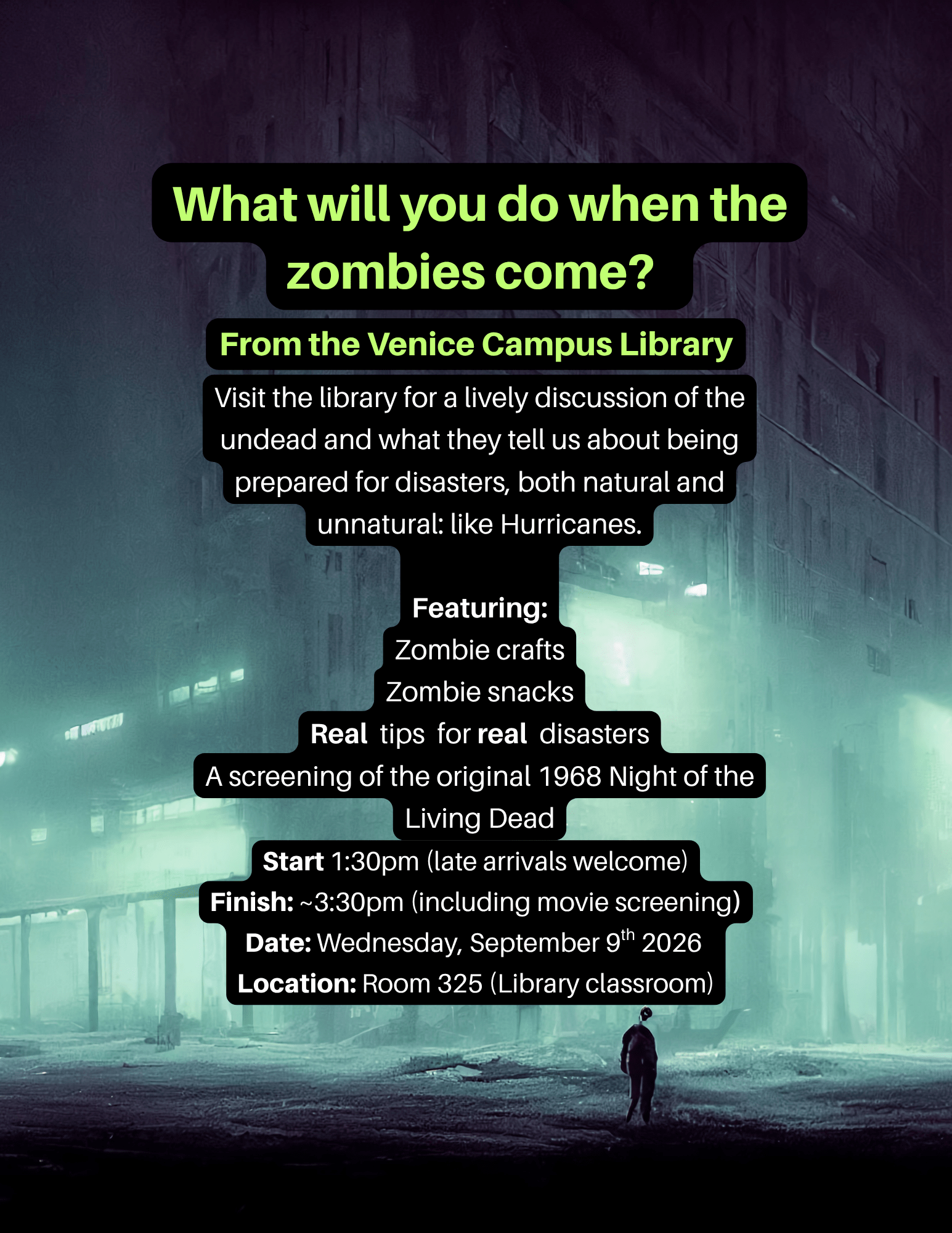 Zombie Disaster Event